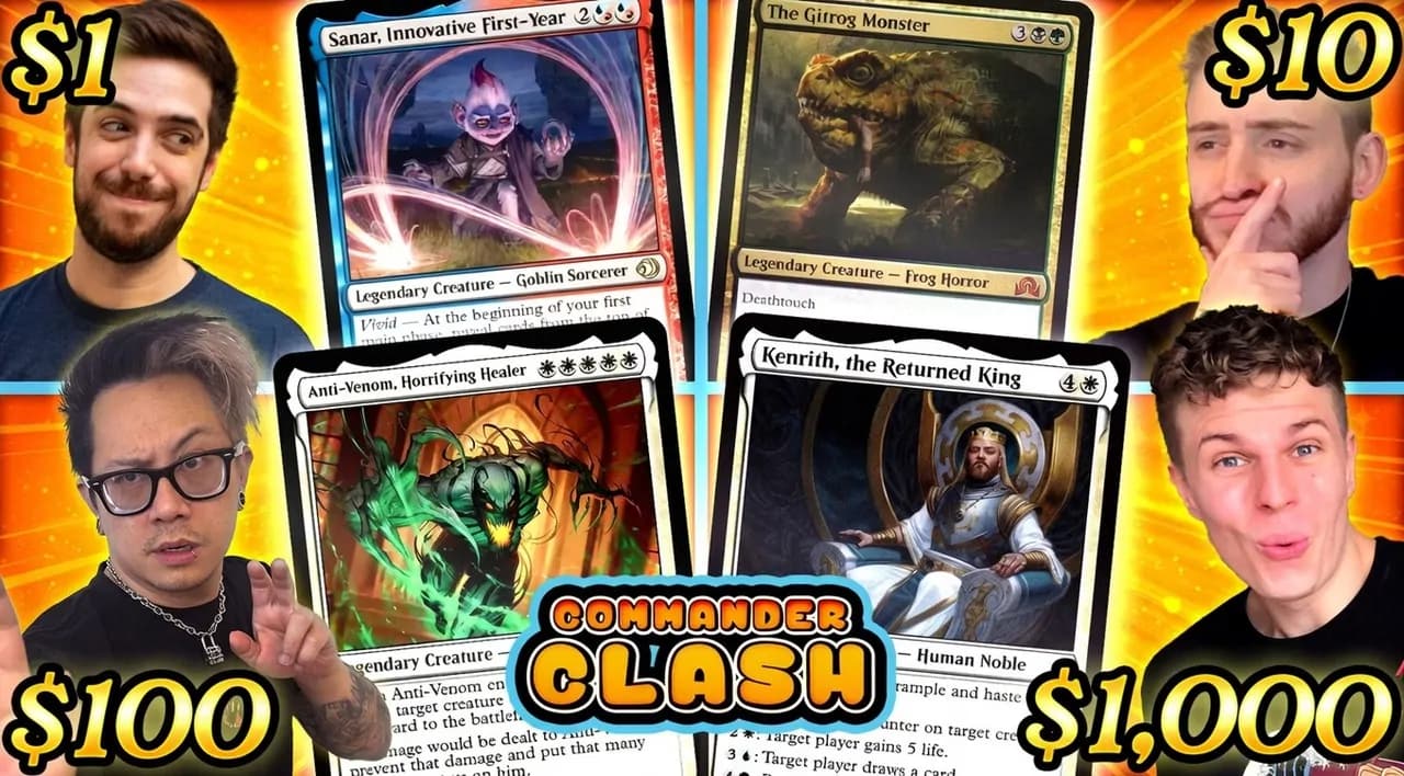 $1 vs $10 vs $100 vs $1,000 | Commander Clash S20 E2
