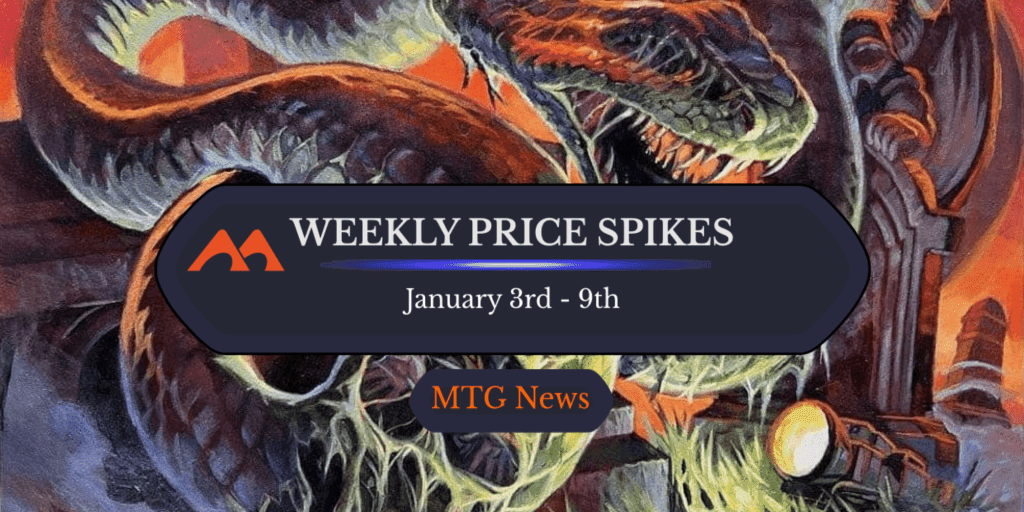 Weekly Price Spikes: 1/3 – 1/9