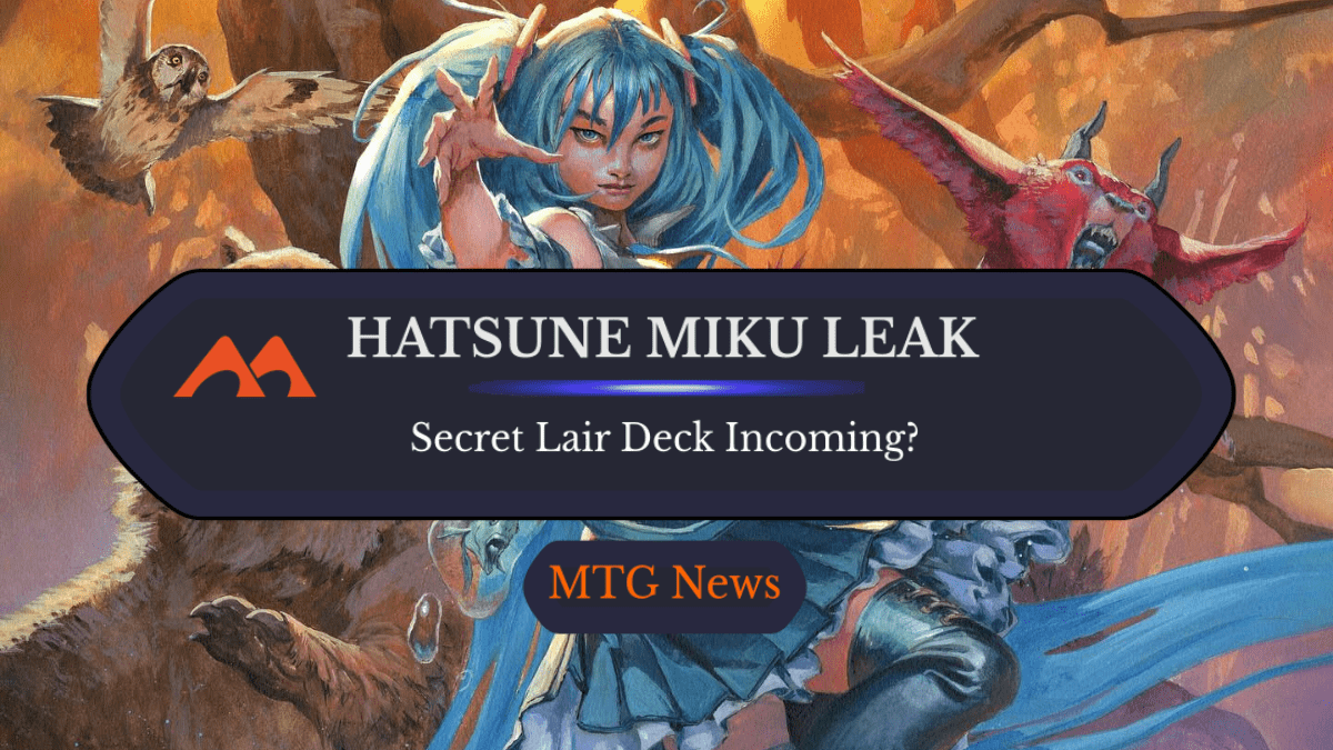 Hatsune Miku Strikes Again With Entire Secret Lair Commander Deck