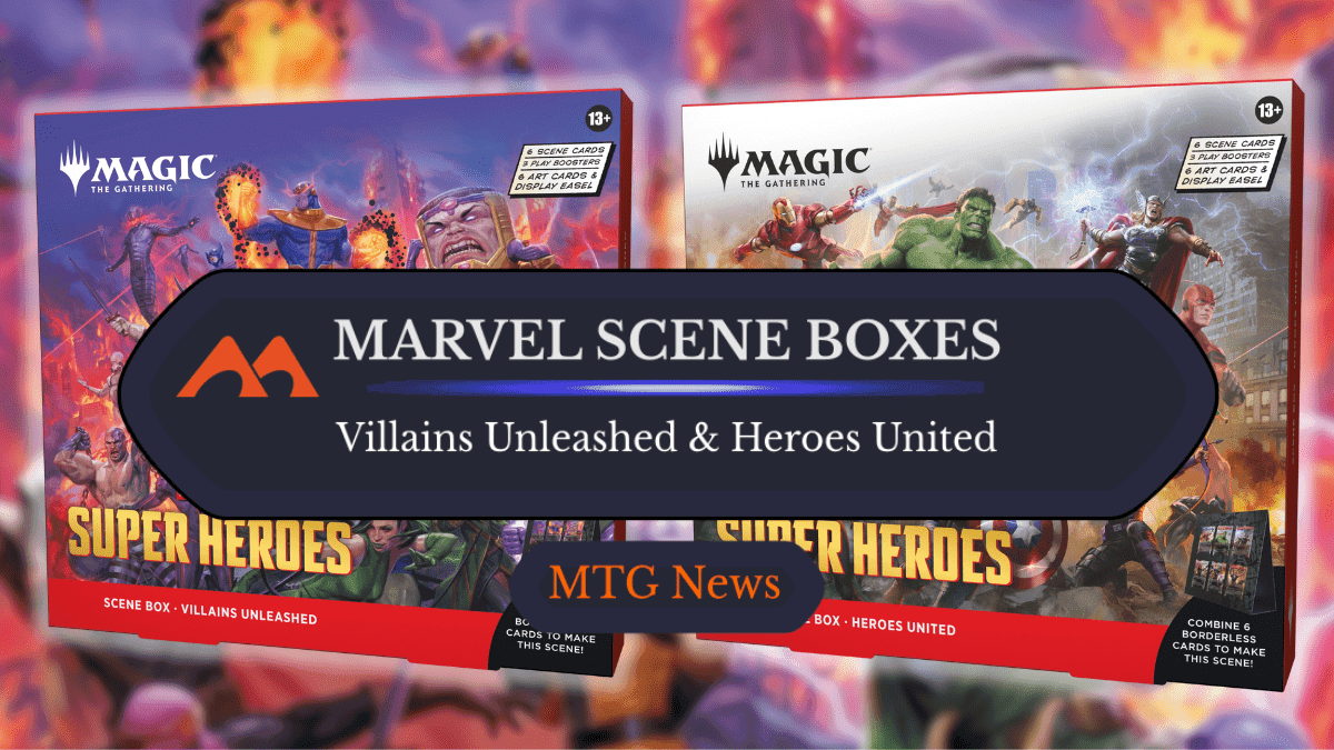 Marvel Super Heroes Scene Boxes Deliver 6 News Heroes and Villains Each