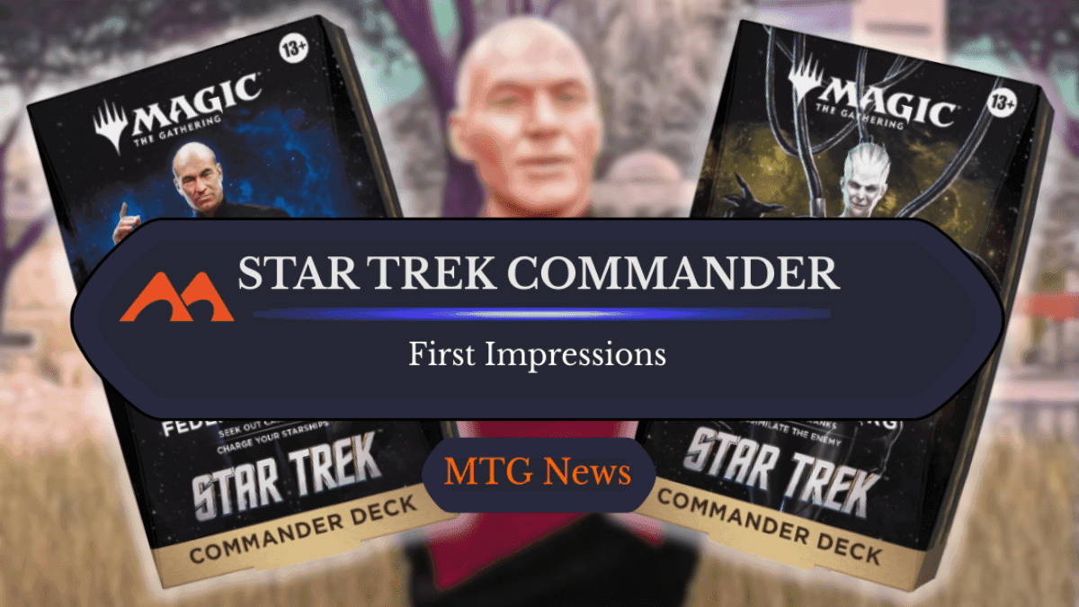 First Impressions for Star Trek’s 4 Commander Precons