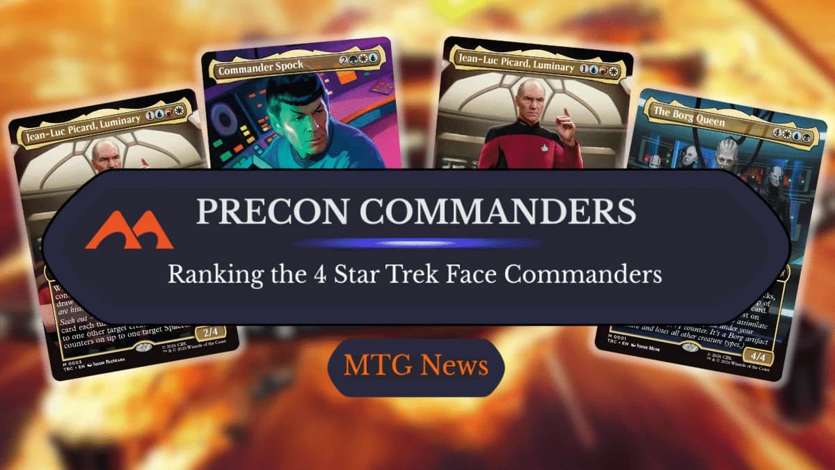 Ranking All 4 Star Trek Precon Face Commanders
