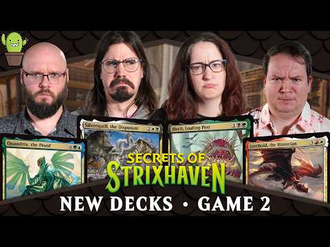 Secrets of Strixhaven NEW COMMANDER BREWS | Lorehold VS Silverquill VS Quandrix VS Blech