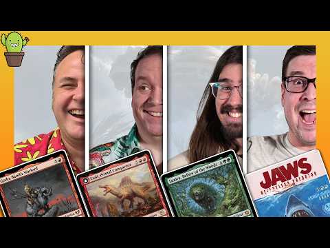 THE RED GREEN cEDH SHOW | JAWS VS Lumra VS Etali VS Godo
