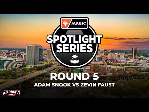 Adam Snook vs Zevin Faust | Round 5 | Magic Spotlight: Teenage Mutant Ninja Turtles | Standard
