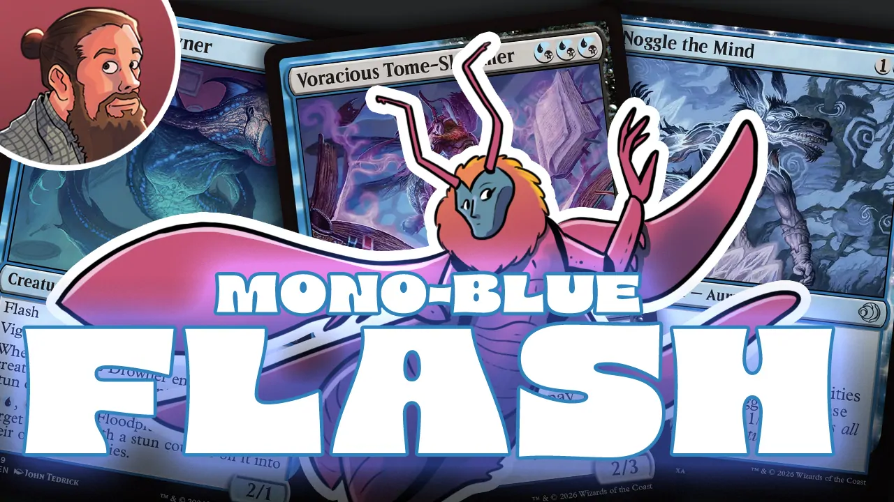 Budget Magic: Eight-Rare ($80) Mono-Blue Flash (Standard)