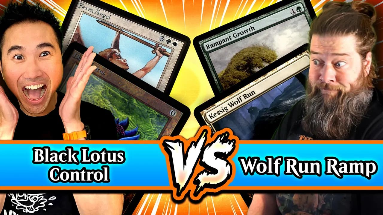 Black Lotus Control (1994) vs. Wolf Run Ramp (2011) | Best Standard Deck Ever Top 32